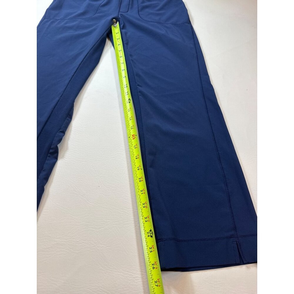 Infinity Wmns 4 Pocket Stretch Drawstr. Navy Scrub Pant small Petite (bin GG157) - Picture 8 of 10